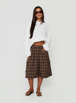 Settle Down Long Sleeve V Neck Top White