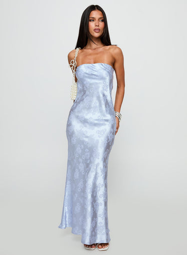 Blue Floral Maxi Dresses Blue Floral Maxi Dresses
