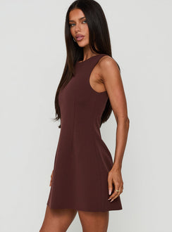 Anse Mini Dress Chocolate