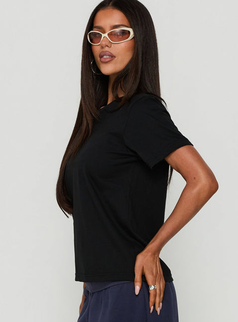 Tarrah Classic Fit Tee Black