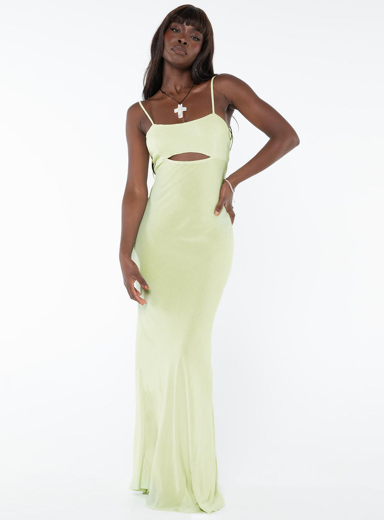 Freda Maxi Dress Lime