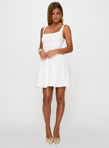 Martie Mini Dress White