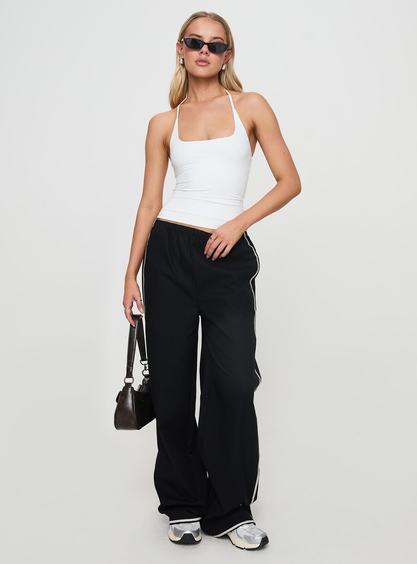 Ezekiel Nylon Top White | Princess Polly