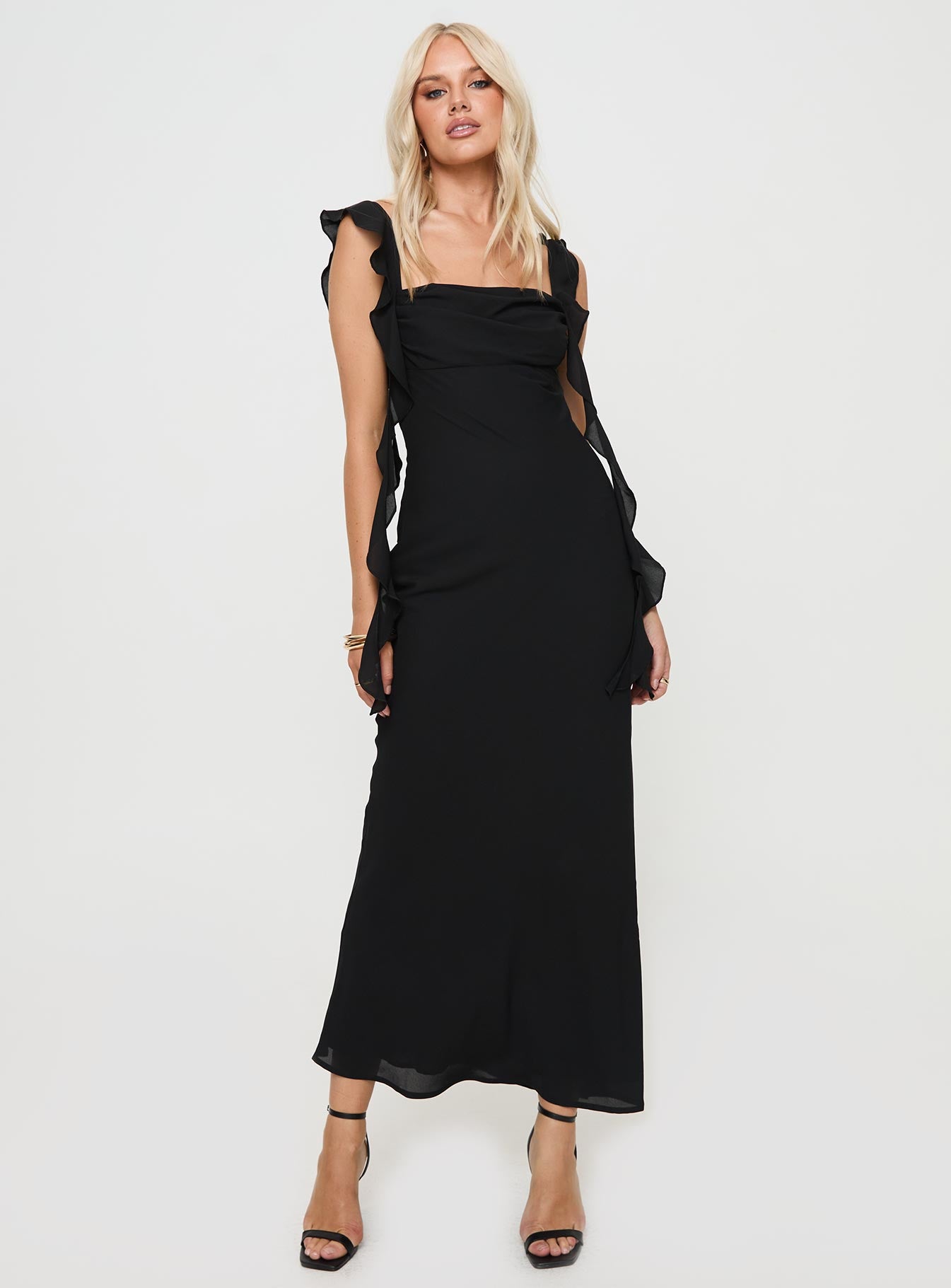 Lanai Maxi Dress | Black | Womens | Princess Polly Lower Impact Lanai Maxi Dress | Black | Womens | Princess Polly Lower Impact
