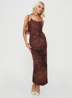 chocolate brown velvet dress & Satin Color-Block Maxi VOS LEE Detachable belt Chocolate Brown Velvet Dress -