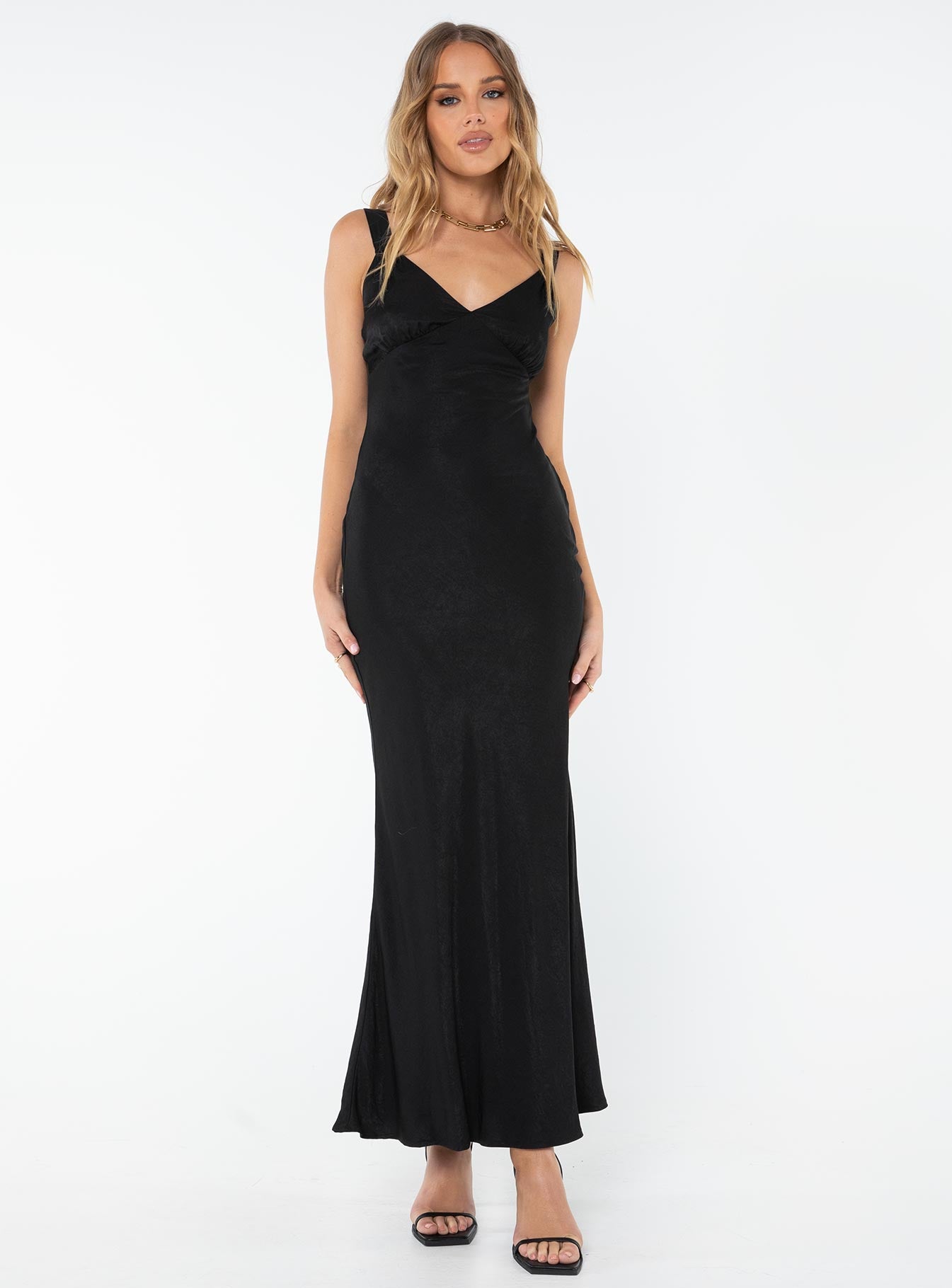 product Princess Polly High Neck  Marysia Maxi Dress Black