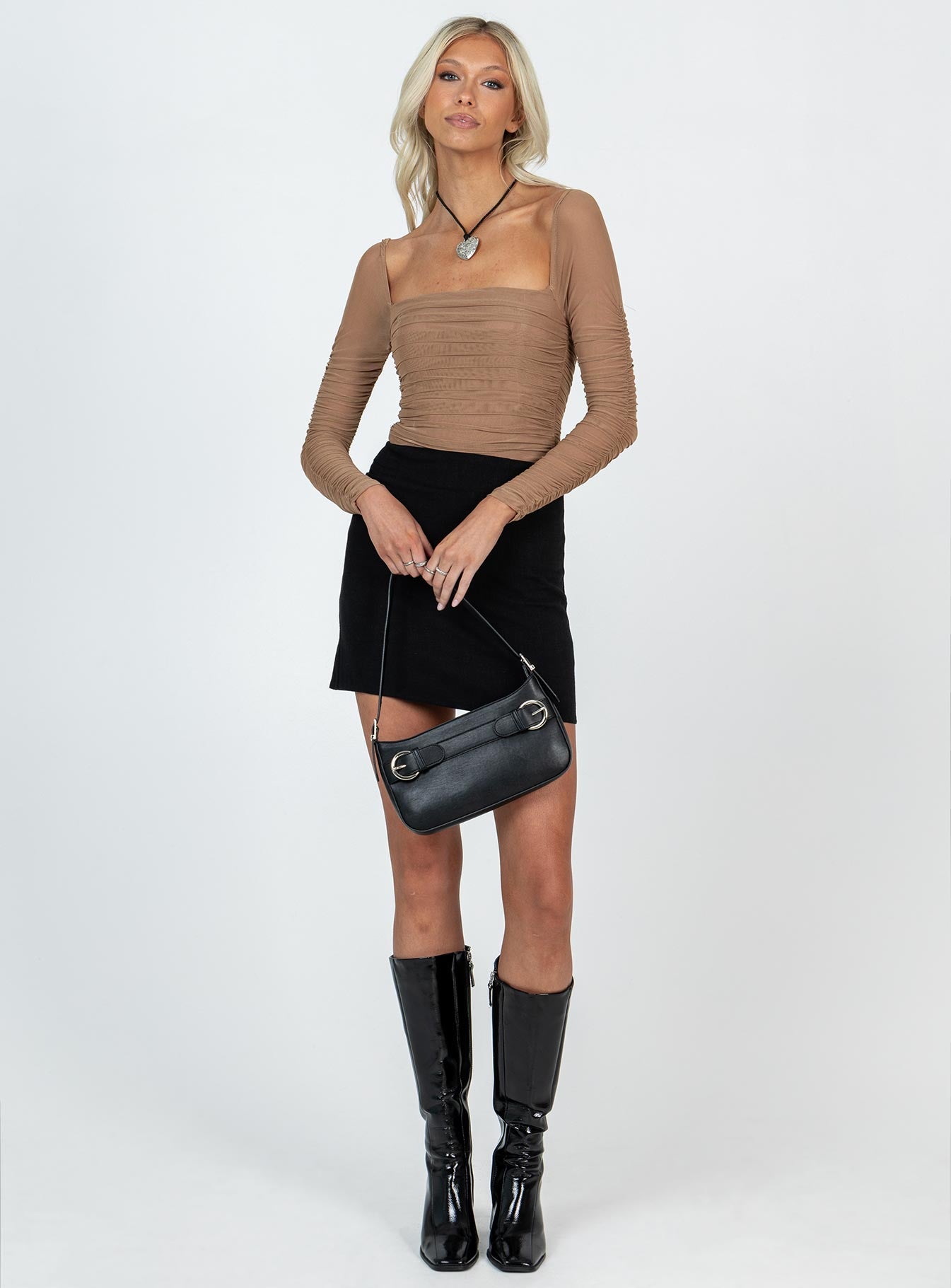 Selby mini skirt black tall