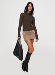 Danvers Long Sleeve Top Brown