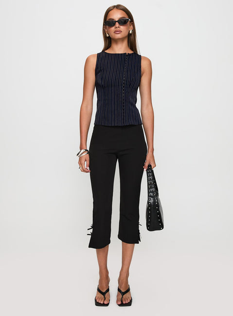 Running Wild Top Blue Stripe