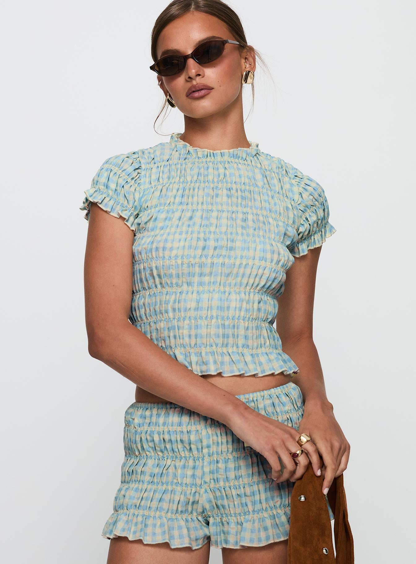 Go Retro Shirred Set Multi