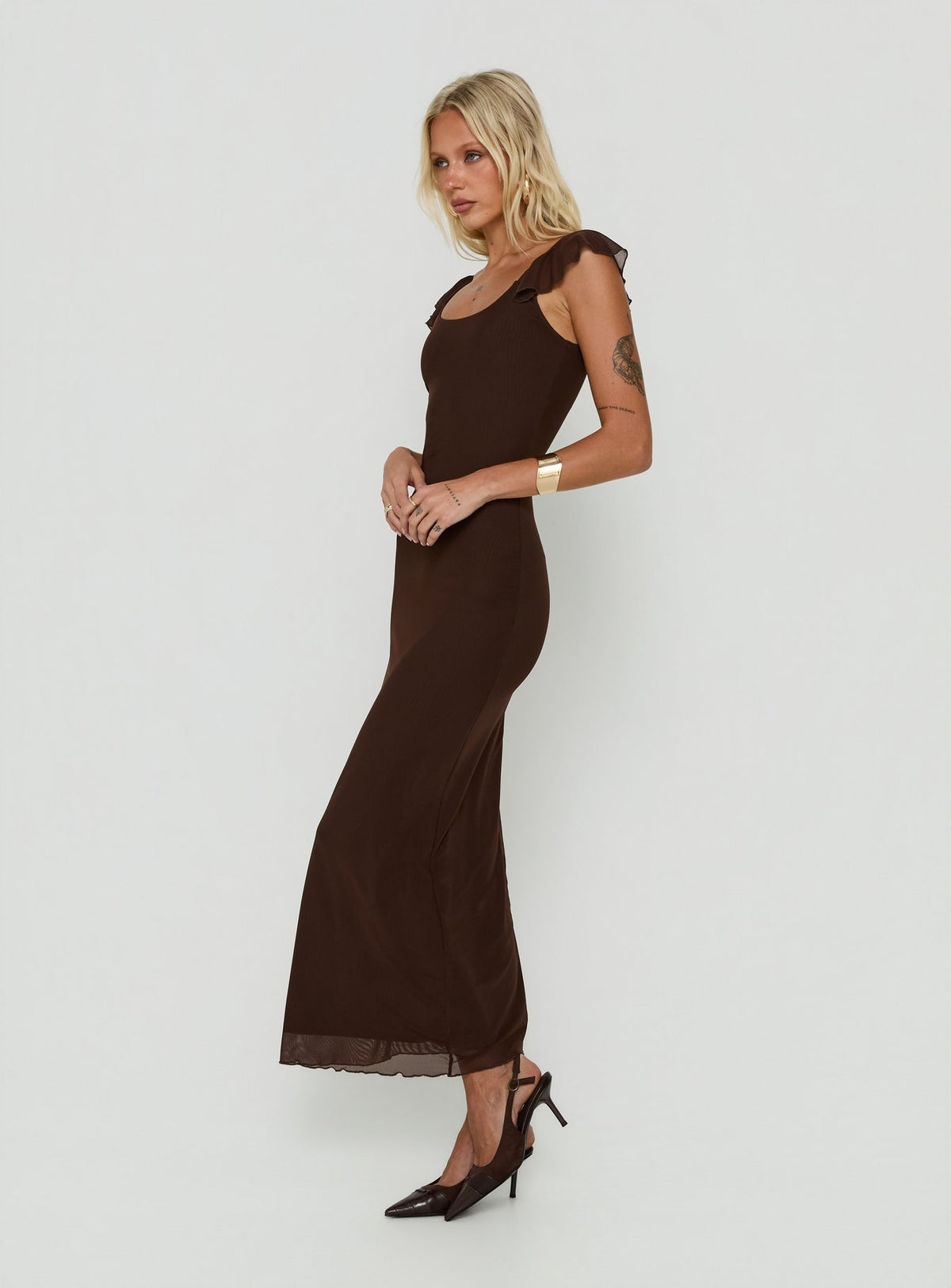 Sandberg Maxi Dress Chocolate