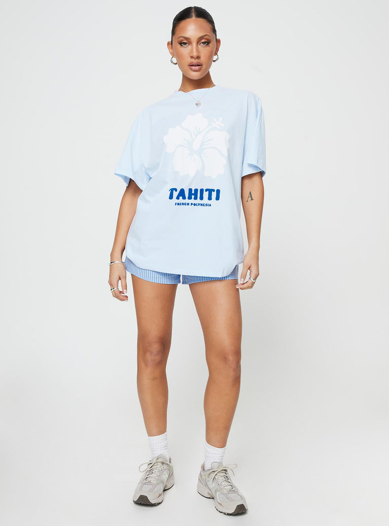 Martini Oversized Tee White