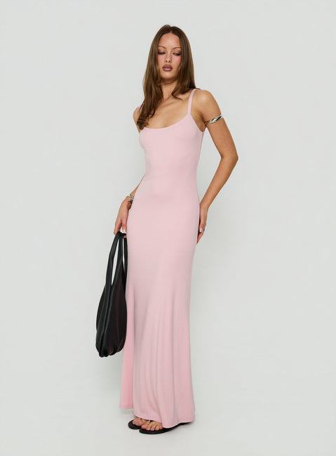 Elecia Scoop Maxi Dress Marshmallow Pink