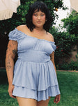 The Love Galore Romper Blue Curve