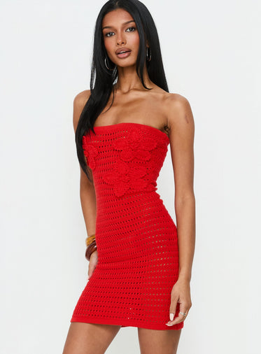 chinese dress ladies Emily Maxi Dress | Red | Womens main image 0