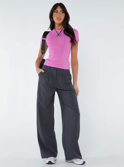 product Princess Polly Short Sleeves High Neck  Lowell Top Hot Pink