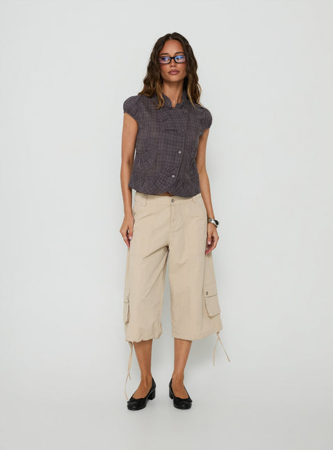 Relaxer 3/4 Cargo Pants Beige