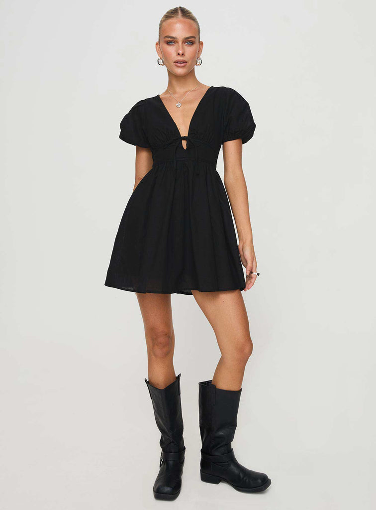 Raleigh Mini Dress Black