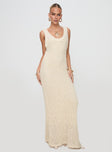 product Princess Polly Scoop Neck  Andiamo Maxi Dress Cream