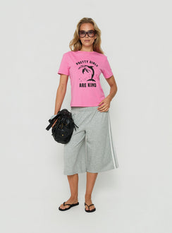 Sayllor Longline Sweat Shorts Grey Marle