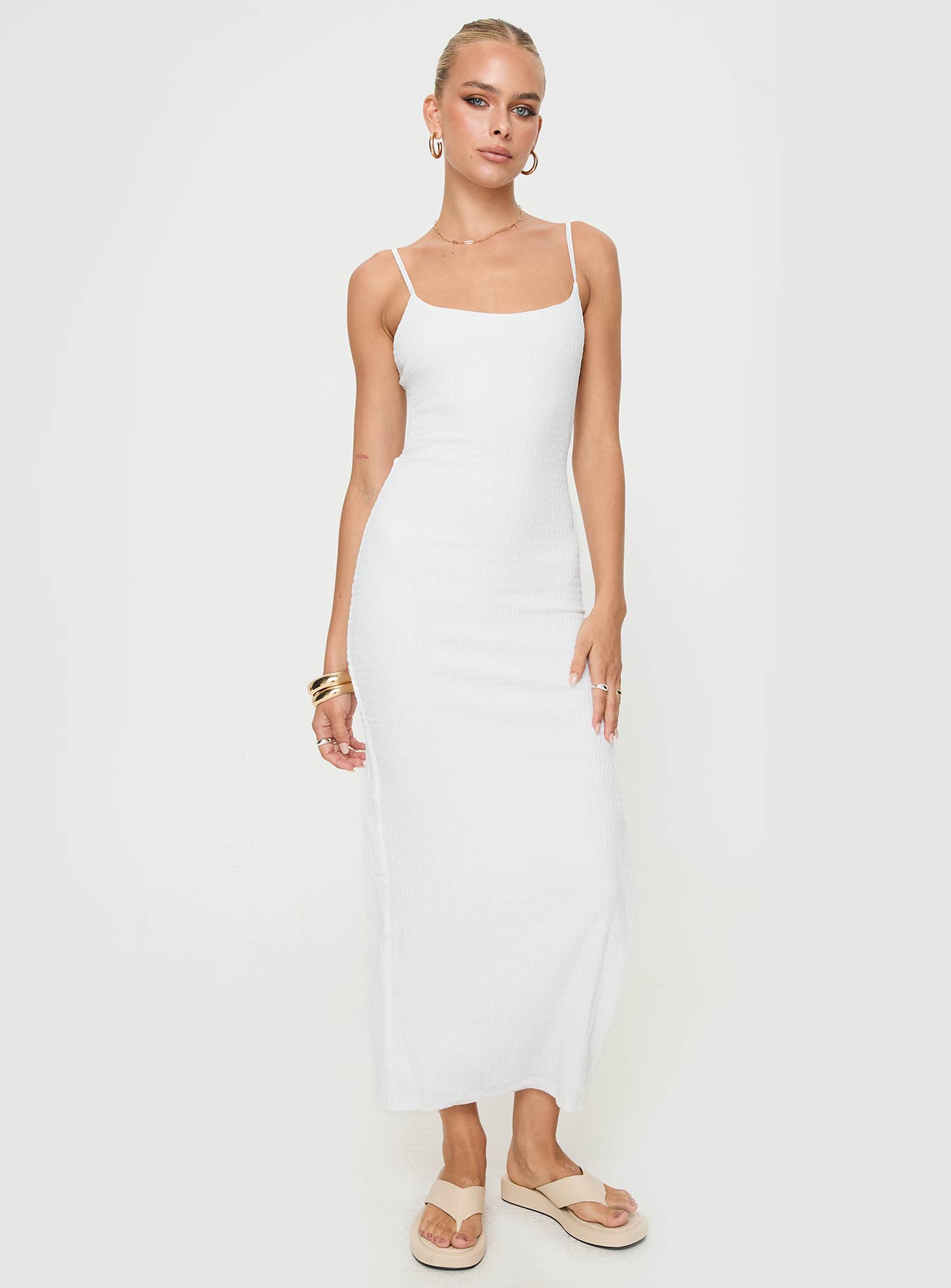 Elestria Backless Maxi Dress | White | Womens | Princess Polly Elestria Backless Maxi Dress | White | Womens | Princess Polly