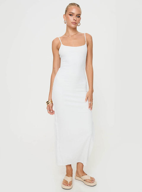 princess polly tourista maxi dress Princess Polly Women's Tourista Sleeveless Knit Maxi Dress - Blue