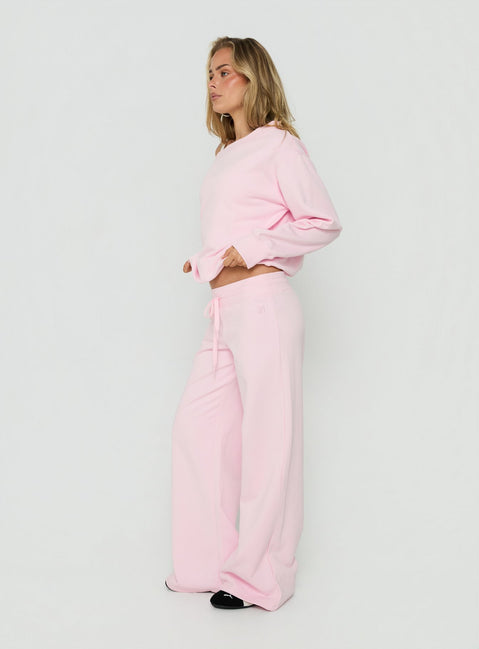 Dodie Wide Leg Pants Pink