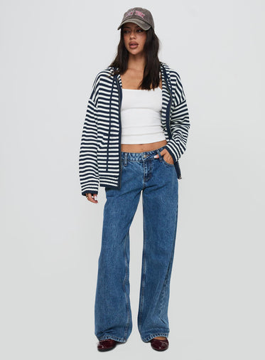 Brienna Zip Jacket Navy