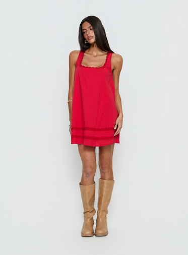 sachin and babi light blue dress Red and White Dress Casual main image 1