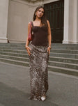 product Manda Maxi Skirt Leopard Princess Polly  Maxi 