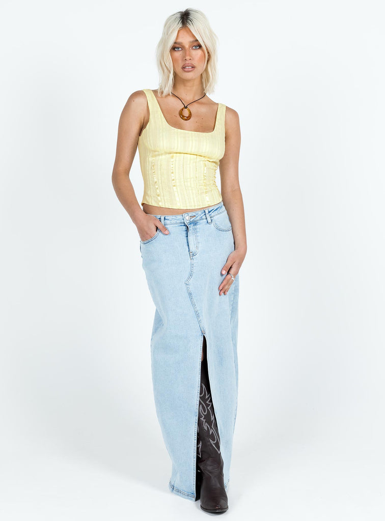 Lorinda Top Yellow