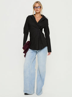 Nitsa Long Sleeve Shirt Black