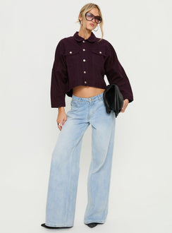 Hughes Denim Jacket Currant