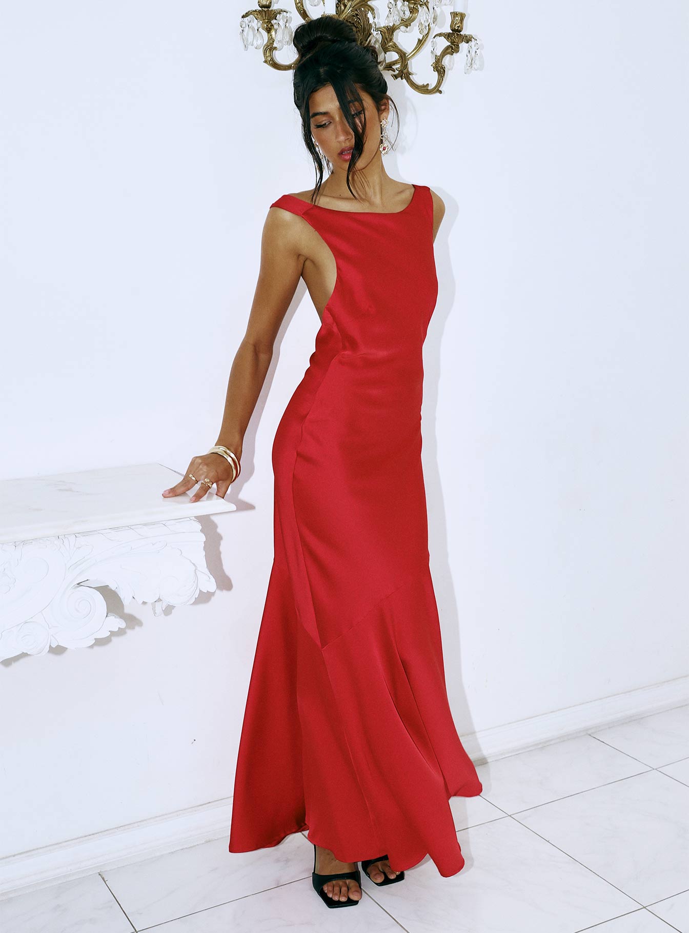 Forbidden Feelings Maxi Dress Red | Princess Polly Forbidden Feelings Maxi Dress Red | Princess Polly