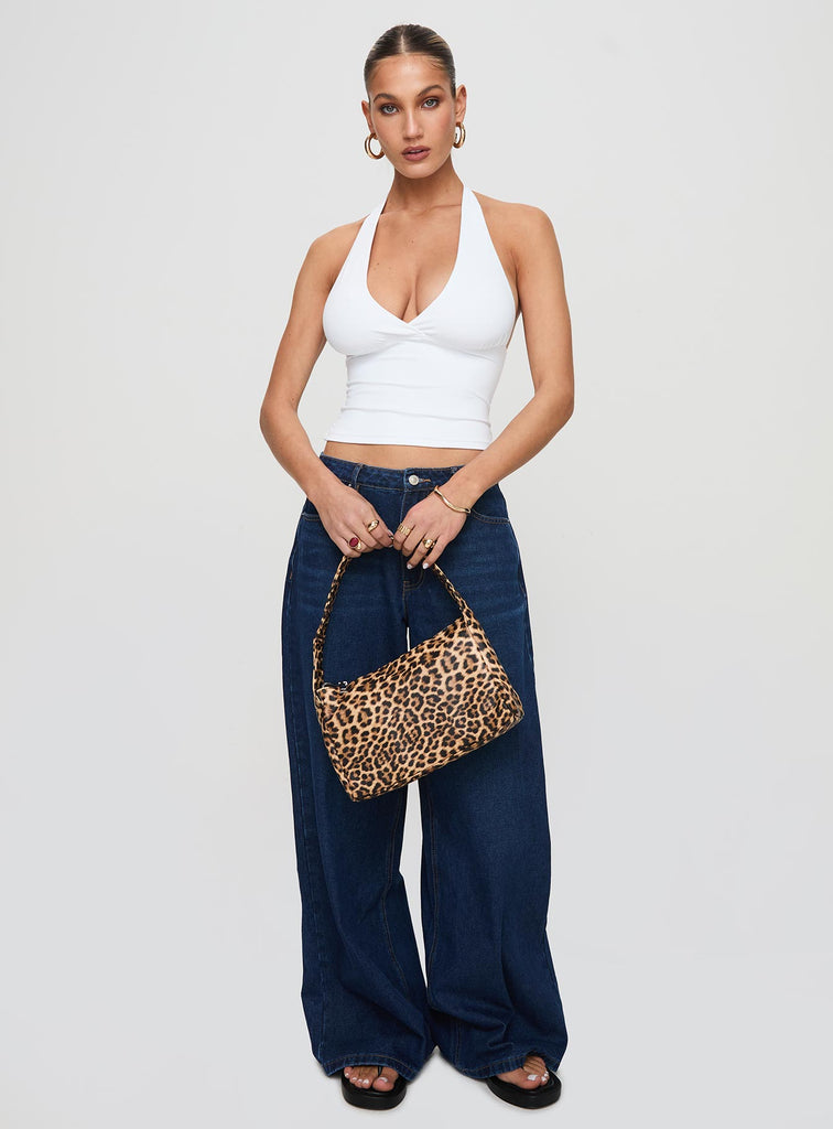 Whimsy Halter Top White | Princess Polly