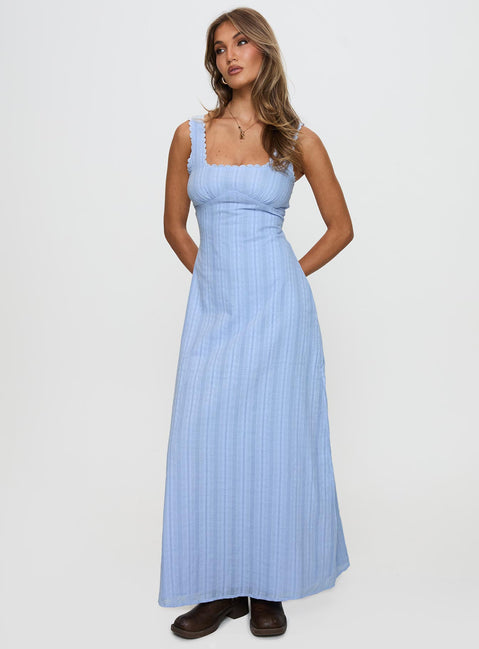 Dasha Maxi Dress Blue | Princess Polly Dasha Maxi Dress Blue | Princess Polly