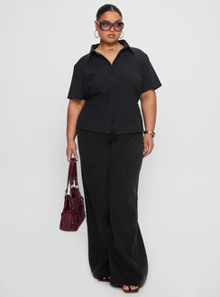 Arnica Top Black Stripe Curve