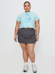 Lieutenant Cargo Mini Skirt Slate Mini Skirts 