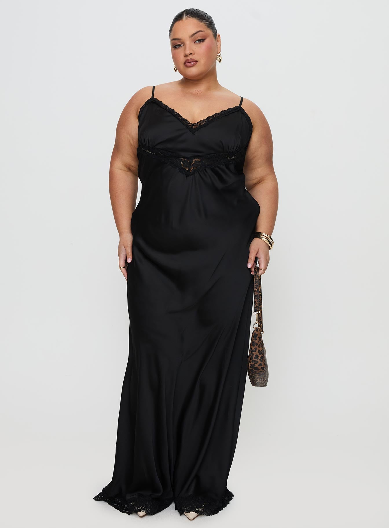 Jorjette Lace Maxi Dress Black | Princess Polly Jorjette Lace Maxi Dress Black | Princess Polly