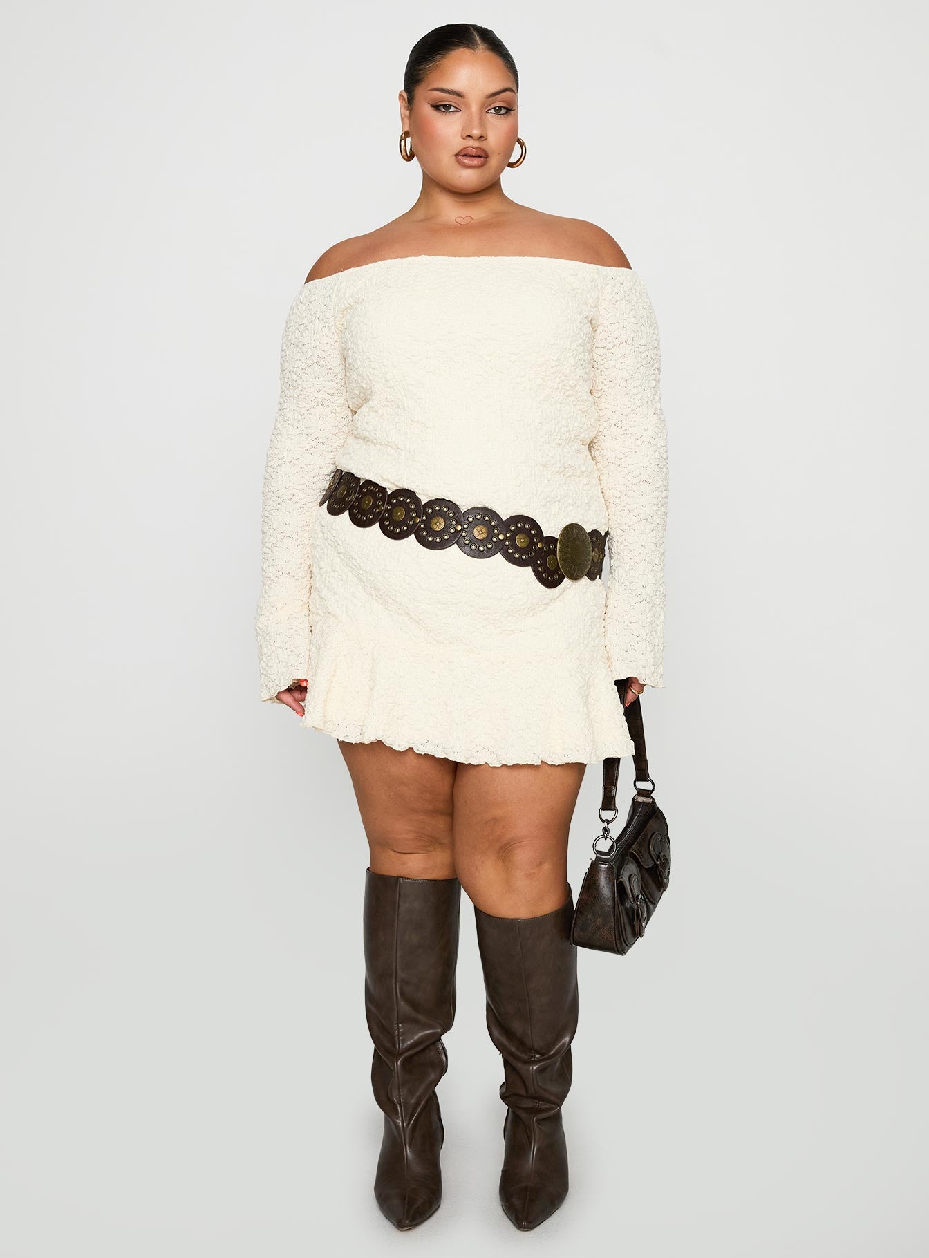 Vancesca Strapless Mini Dress Cream Curve | Princess Polly Vancesca Strapless Mini Dress Cream Curve | Princess Polly