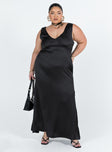 product Princess Polly Cowl Neck  Lynsey Midi Dress Black Curve