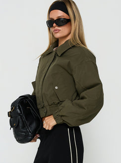 Outtake Utility Bomber Jacket Khaki