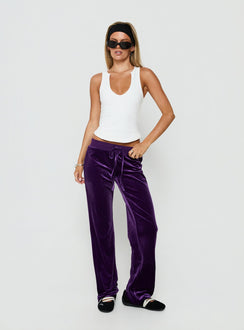 Alba Track Pant Plum