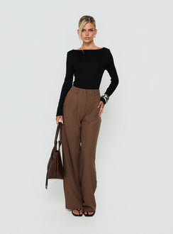 Archer Pants Petite | Brown | Womens