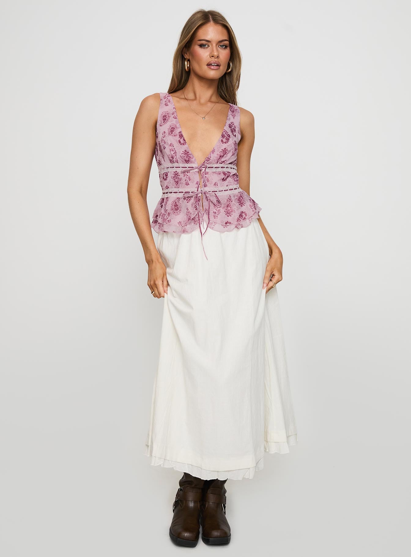 Nikolise Top Purple | Princess Polly