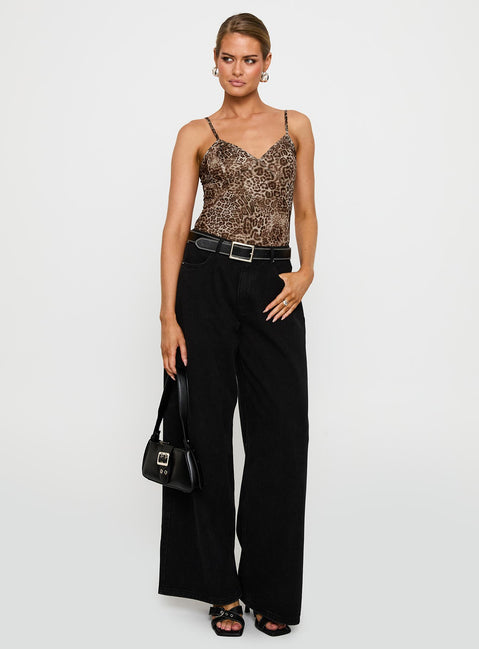 Elixia Bodysuit Leopard