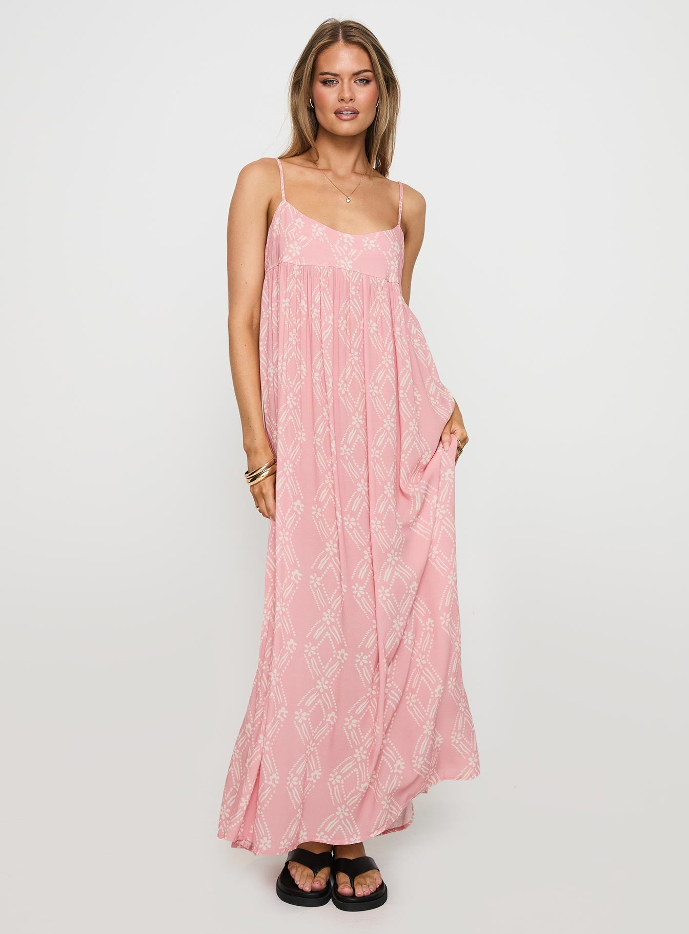 Seabreeze Maxi Dress Pink | Princess Polly