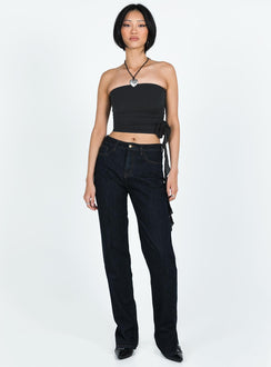 product Princess Polly High Waisted  Crawford Jeans Dark Denim