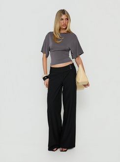 Cedars Low Rise Pant Black