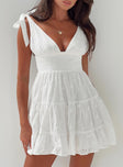 Galvis Mini Dress White Petite